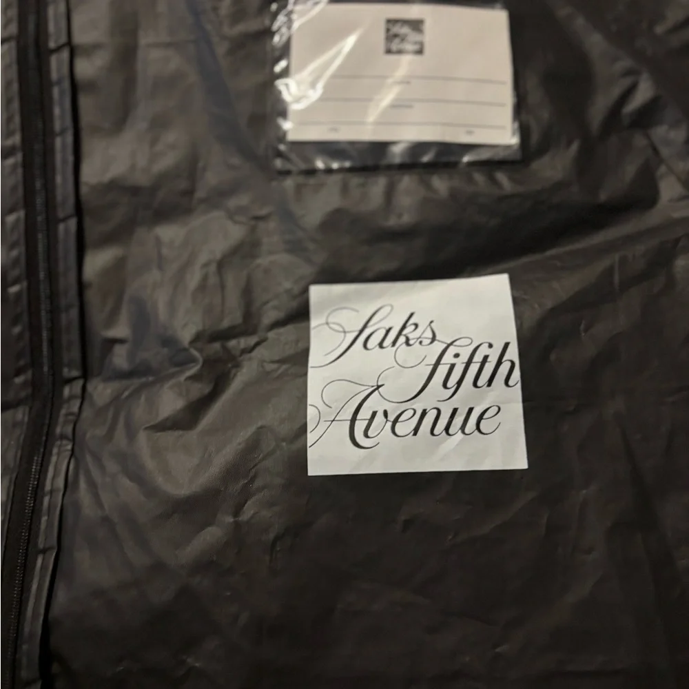 Saks Fifth Avenue Black Travel Garment Bag